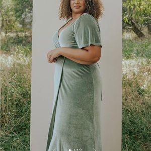 Baltic Born Meghan velvet Wrap Maxi